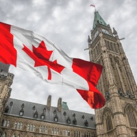 canadian national flag in ottawa